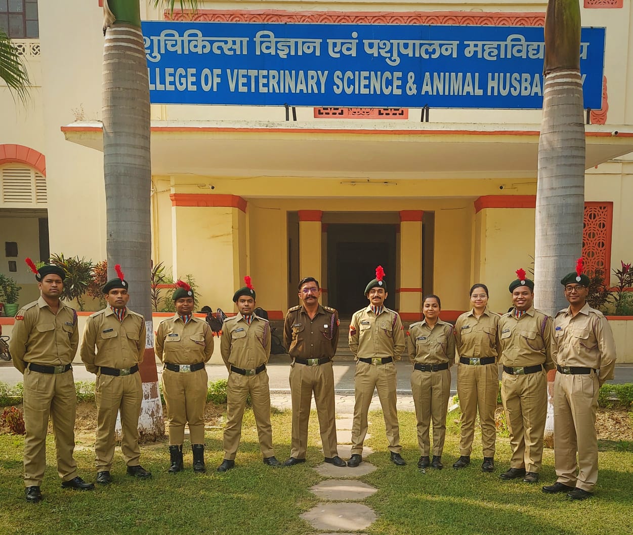 NCC Cadets participating in  ” Ek Bharat Shrestha Bharat”  online camp-Received day BEST PRESENTATION MARK