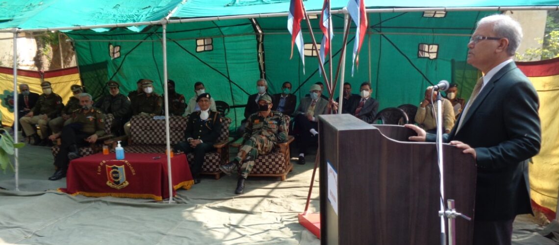 honourable-vice-chancellor-col-prof-gk-singh-addressing-on-the-occasion-of-242nd-rvc-raising-day-celebration-organised-by-1up-rv-sqn-ncc-mathura