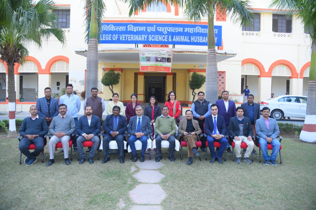 VALEDICTORY FUNCTION : Department of Veterinary Parasitology conducted a three days TRAINING PROGRAM under RKVY funded project for State Veterinary Officers