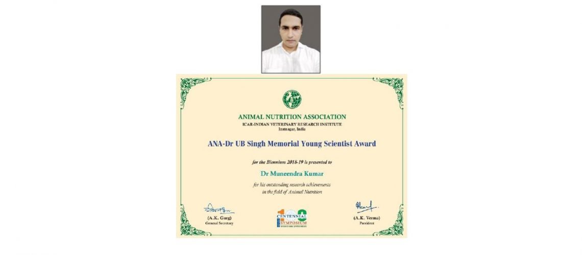 ana-dr-ub-singh-memorial-young-scientist-award-dr-muneendra-kumar