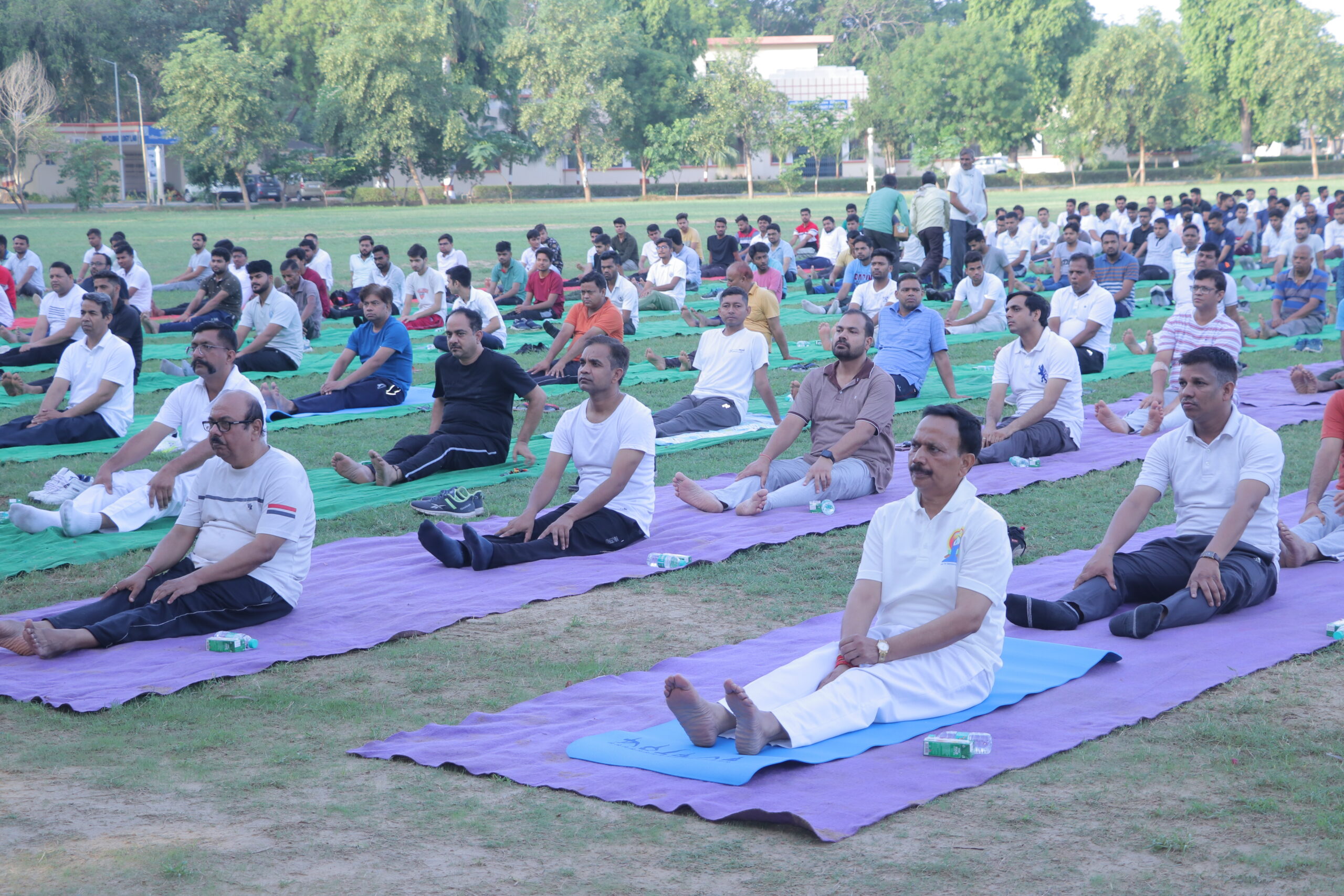 Celebration of 8th International Yoga Day at DUVASU, Mathura