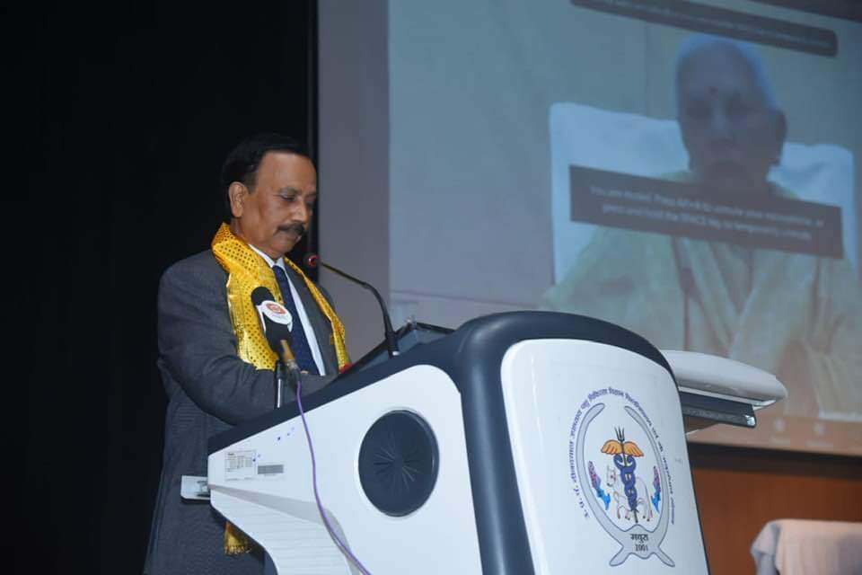 Hon’ble Vice-Chancellor addressing the gathering-IPSACON -2022