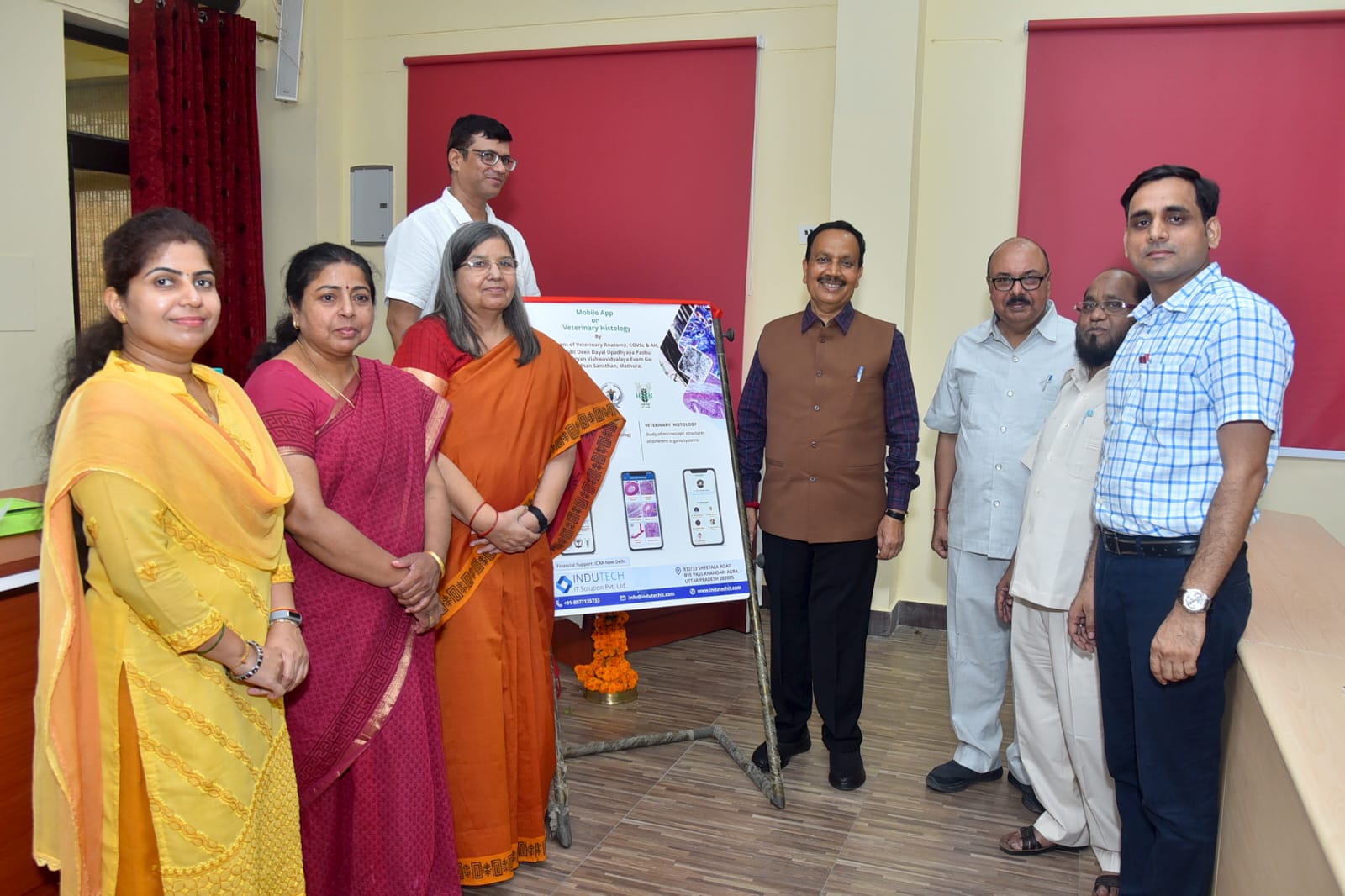 Inuguration of 1st Mobile App on veterinary histology and scientific lectures