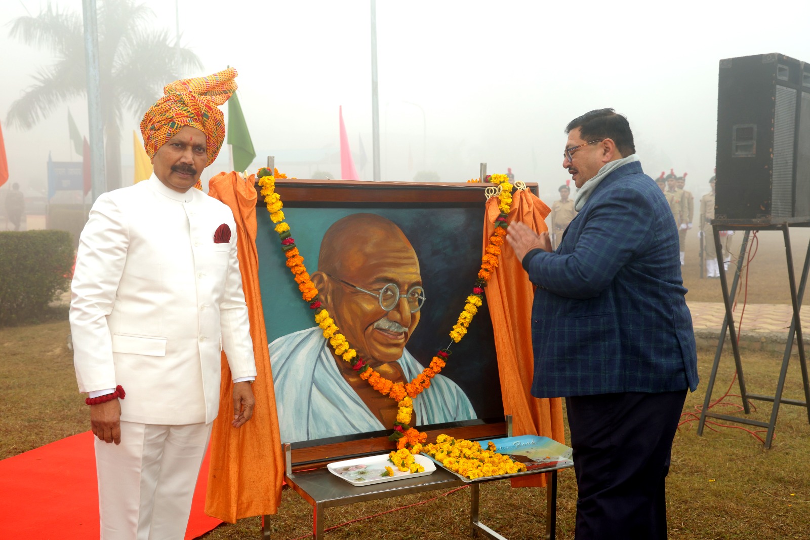 Dean, COVSc & AH paying tribute to Father of the Nation on the occasion of Republic day 2024